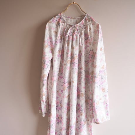 70s floral house maxi dress