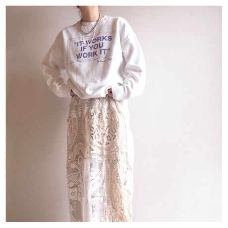 90s "Fruit Of The Loom" print sweat