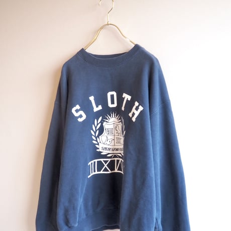 used college print sweat