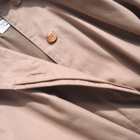 70〜80s "London fog" dusty pink balmacaan coat