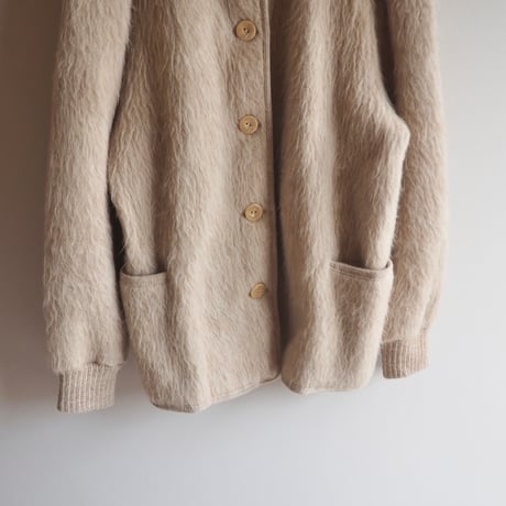 "Val d'Arizes" wool × alpaca knit jacket