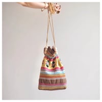 vintage remake seminole drawstring bag