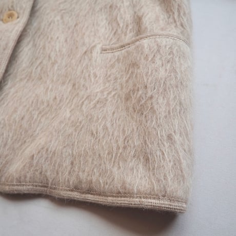 "Val d'Arizes" wool × alpaca knit jacket