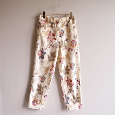 ”Talbot" floral cotton pants