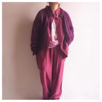 80s "FORENZA" mohair cable cardigan