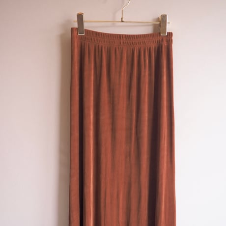 80〜90s elastic easy maxi skirt