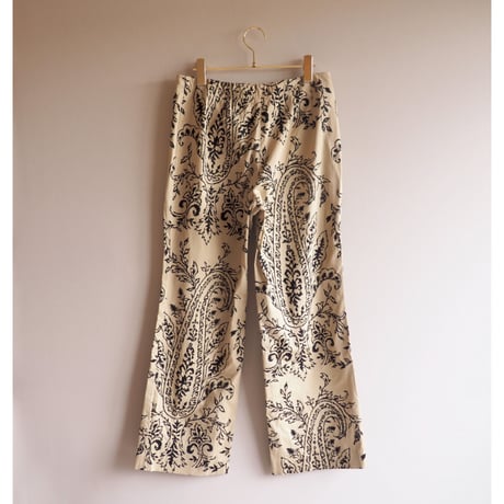 "Talbots" paisley wide pants