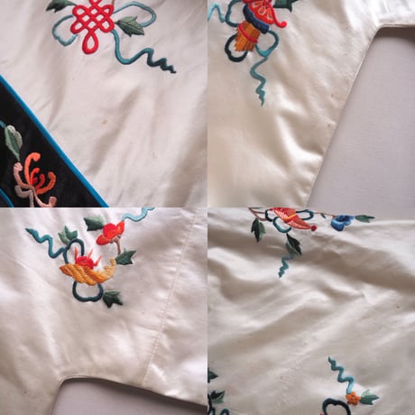 60〜70s chinese floral embroidered jacket