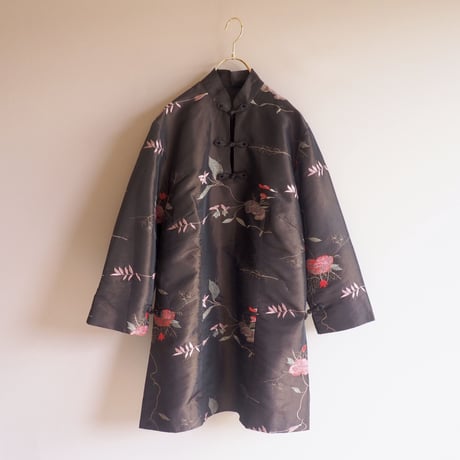 vintage Chinese floral embroidered blouse