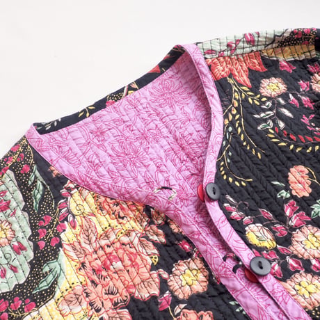 vintage reversible floral × paisley jacket