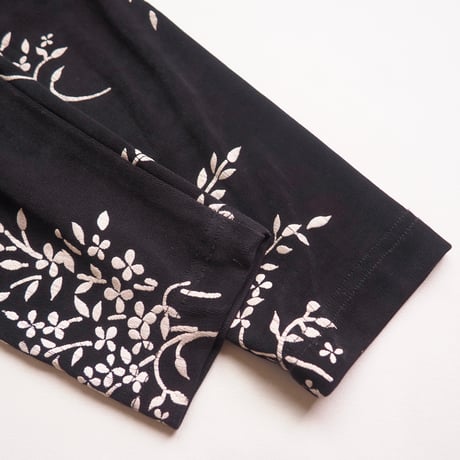 90s "Ronni Nicole" elastic floral maxi robe