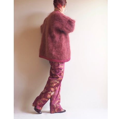 "Ann Taylor" floral brocade tapered pants