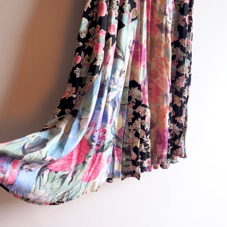 "Carol Little" floral patchwork midi skirt
