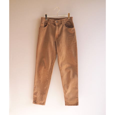 90s made in USA Levi's 550 brown denim pants