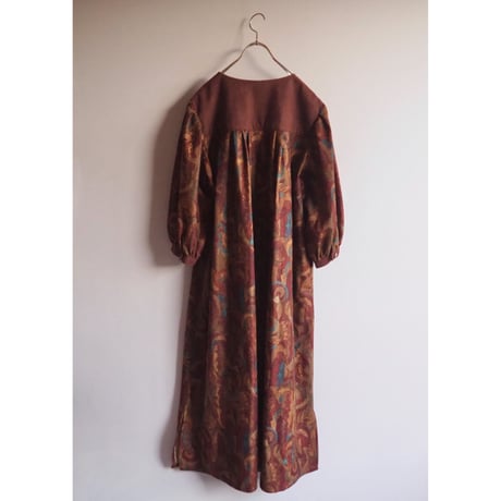 70s "Twilight" abstract house maxi dress