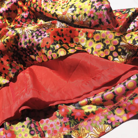 70s floral maxi skirt