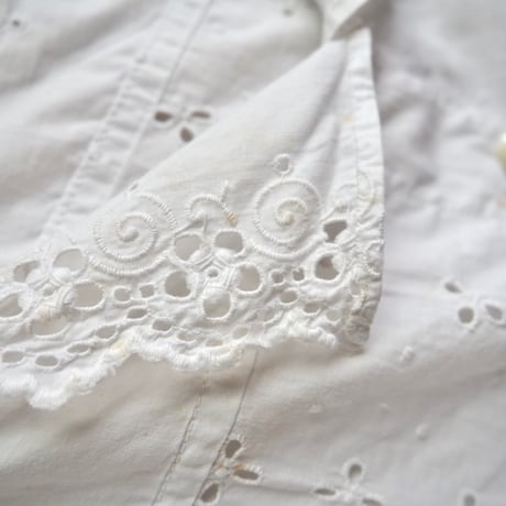 1900〜1920s antique eyelet lace corset cover