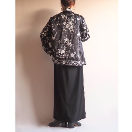 "Brownstone Studio" floral embroidered jacket