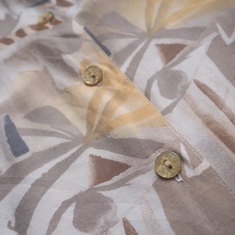 vintage abstract print blouse