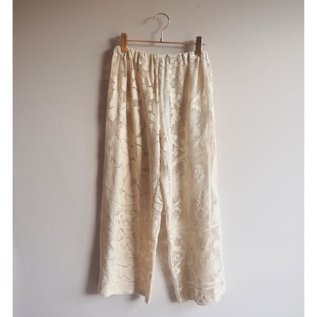 original remake docking lace wide pants (A)