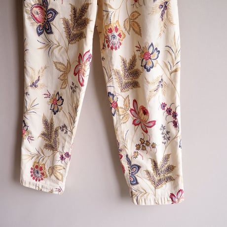 ”Talbot" floral cotton pants