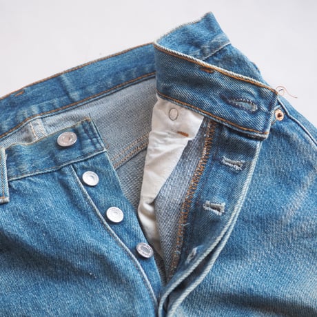 90s made in USA Levi's 501 damage denim