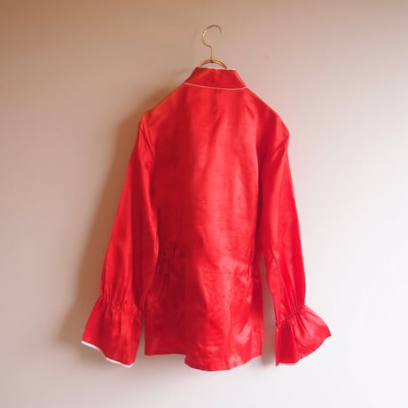 50s〜 chinese embroidered blouse