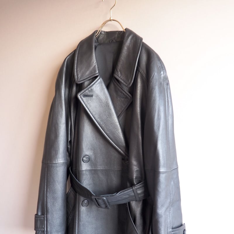 vintage lamb leather coat ビンテージ ラムレザー 【公式通販】