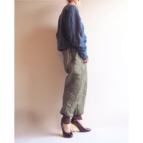 70~80s Czech Army deadstock M-60 quilted pants