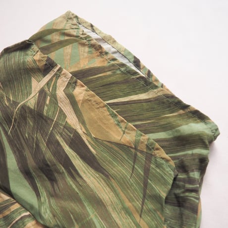 90s〜 leaf print cache coeur maxi dress
