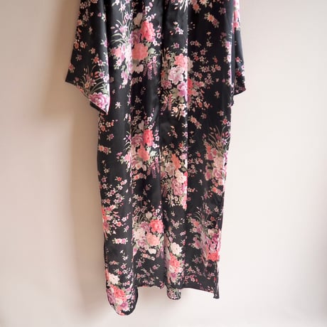 "Anthony Richards" satin floral house maxi dress