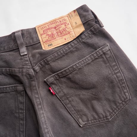 90s made in USA Levi's 501 cut off denim