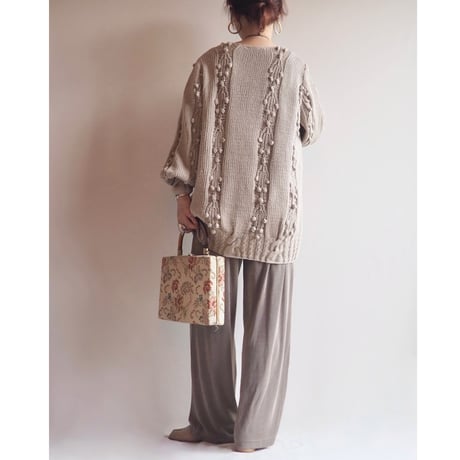 "N Touch petite" textured easy pants