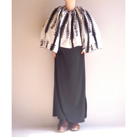 vintage romanian embroidered blouse