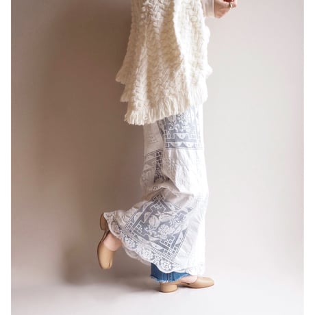 original remake lace maxi skirt