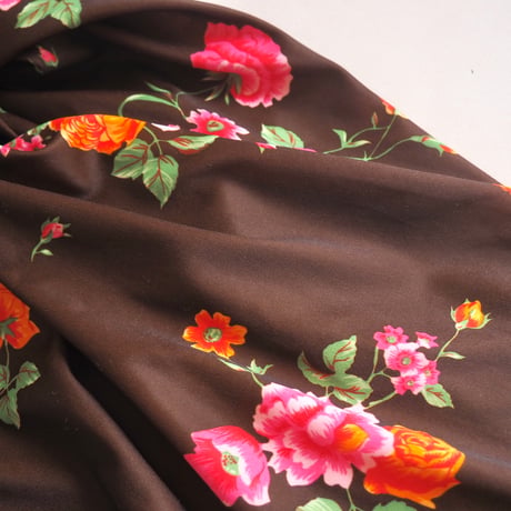 70s floral wide flare pants