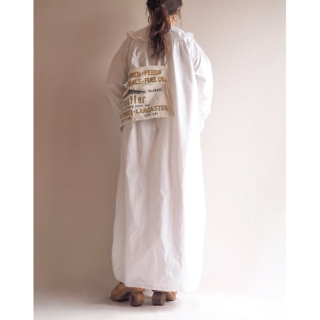 1900s〜 edwardian ruffle lace night dress