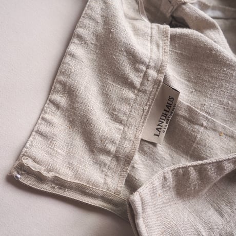 "LANDHAUS" linen design folk maxi skirt