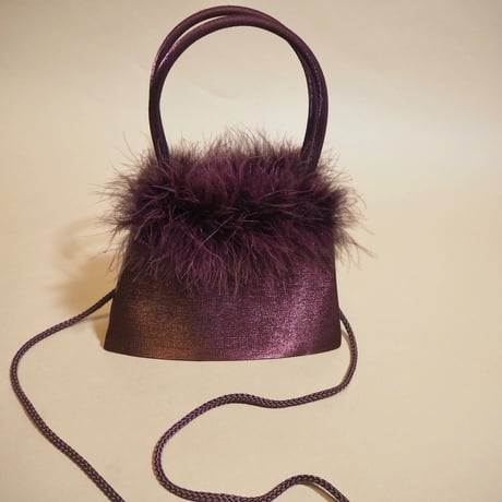 vintage feather mini bag