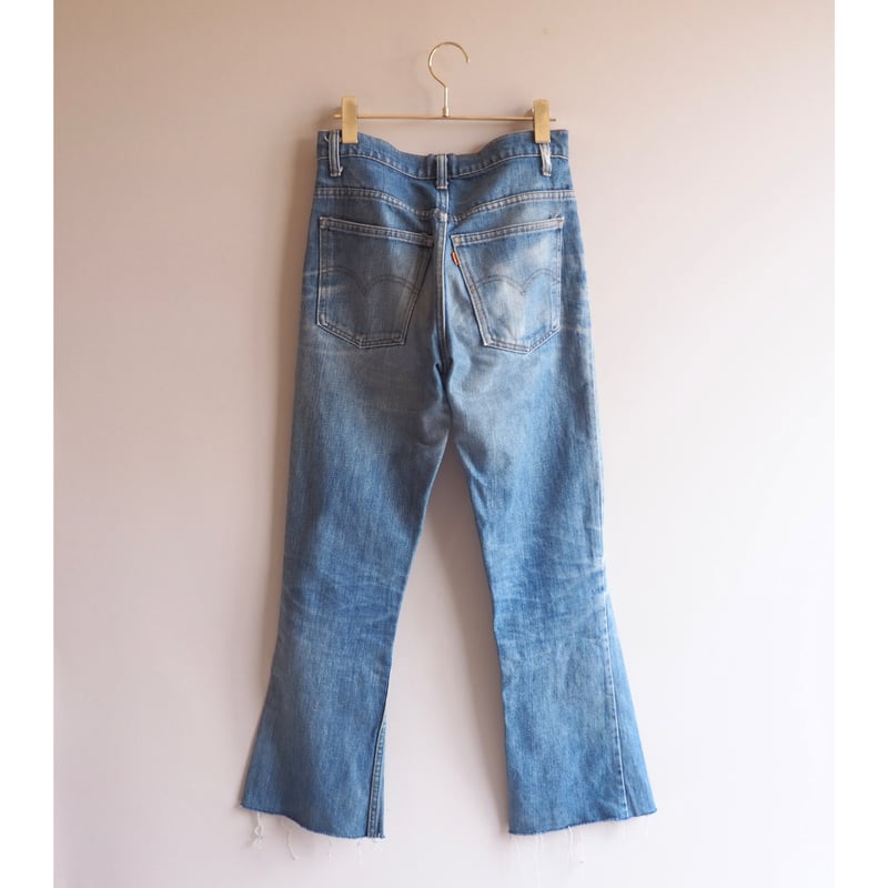 80's リーバイス 646 USA製 ジーンズ フレアーカット ボタン裏653 80s