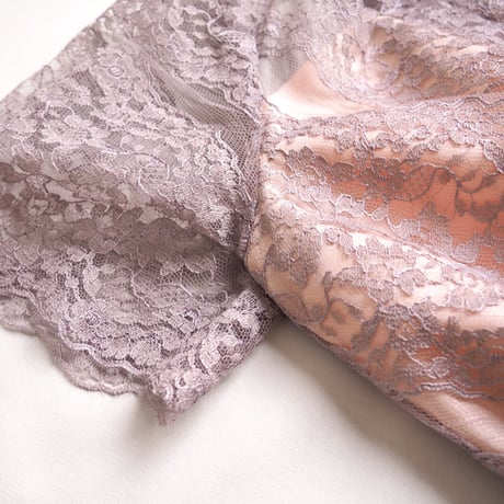 50s mauve lace midi dress