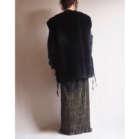 "NIEDIECK JOLIPEL" oversized faux fur design vest