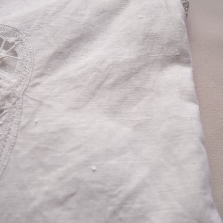 "Lim's" ramie battenberg  lace blouse