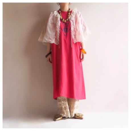 90s〜 "anvil" print L/S dress t-shirts