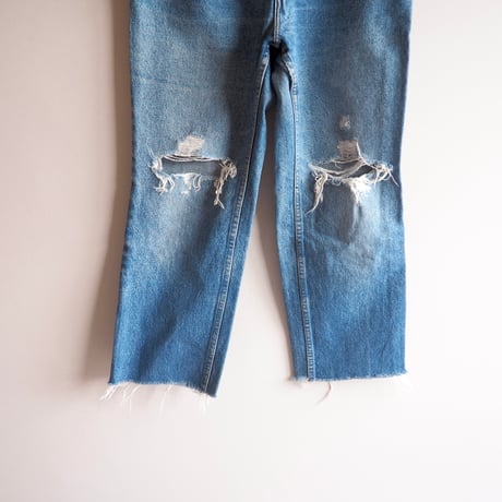 80s made in USA Levi's 505 damage denim