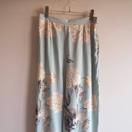 "Citron Santa Monica" floral silk pants (BU)