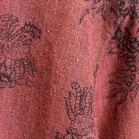 made in Nepal dragon design cropped jacket