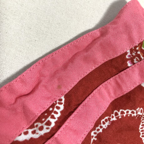 vintage rayon floral paisley kaftan dress