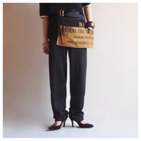 80〜90s metallic knit easy pants