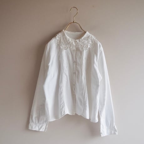 1900s〜 edwardian lace collar night blouse